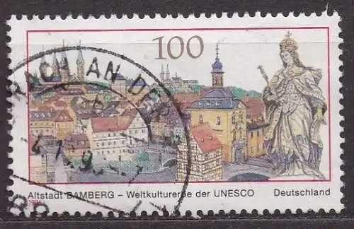 BRD, Mi-Nr. 1881 gest., UNESCO-Welterbe: Altstadt Bamberg