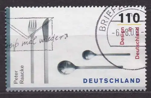 BRD, Mi-Nr. 2069 gest., aus Block 50, Design in Deutschland