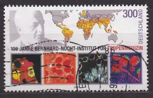 BRD, Mi-Nr. 2136 gest., 100 Jahre Bernhard-Nocht-Institut für Tropenmedizin Hamburg