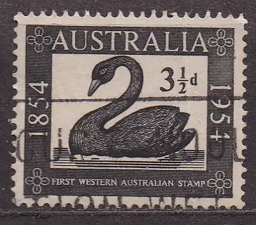 Australien, Mi-Nr. 247 gest., 100. Jahrestag der 1. Briefmarkenausgabe West-Australiens