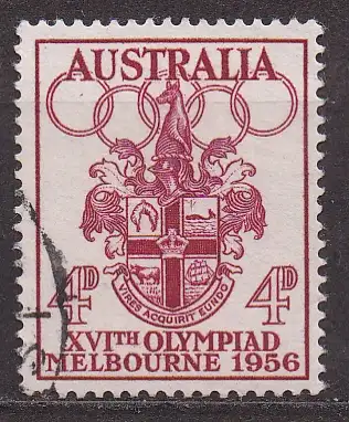 Australien, Mi-Nr. 266 gest., Olympische Sommerspiele Melbourne 1956