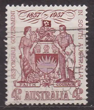 Australien, Mi-Nr. 277 gest., 100 Jahre Selbstverwaltung in Südaustralien