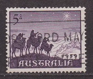 Australien, Mi-Nr. 304 gest., Weihnachten 1959