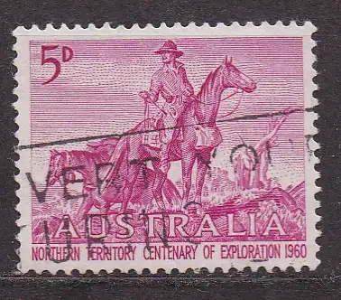 Australien, Mi-Nr. 306 gest., 100 Jahre Erforschung des Nord-Territoriums