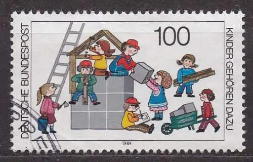 BRD, Mi-Nr. 1435 gest., "Kinder gehören dazu"