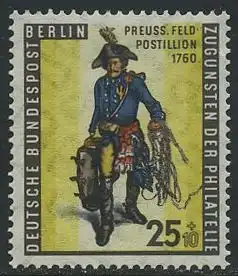 BERLIN 1955 Michel-Nummer 131 postfrisch EINZELMARKE - Tag der Briefmarke