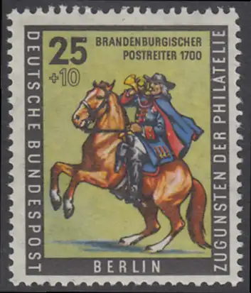 BERLIN 1956 Michel-Nummer 158 postfrisch EINZELMARKE - Tag der Briefmarke