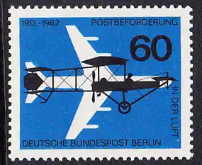BERLIN 1962 Michel-Nummer 230 postfrisch EINZELMARKE - Luftpostbeförderung