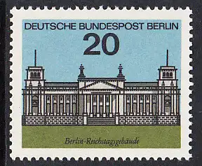 BERLIN 1964 Michel-Nummer 236 postfrisch EINZELMARKE - Hauptstädte der Länder der Bundesrepublik Deutschland: Berlin