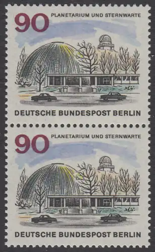 BERLIN 1965 Michel-Nummer 263 postfrisch EINZELMARKE - Das neue Berlin: Planetarium und Wilhelm-Foerster-Sternwarte, Berlin-Steglitz
