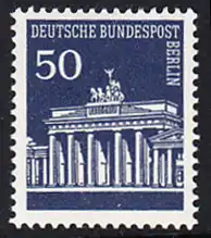 BERLIN 1966 Michel-Nummer 289 postfrisch EINZELMARKE - Brandenburger Tor