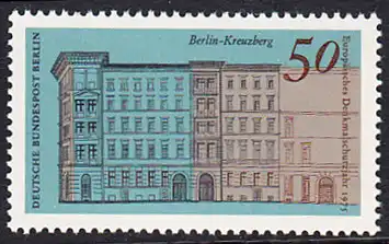 BERLIN 1975 Michel-Nummer 508 postfrisch EINZELMARKE - Europäisches Denkmalschutzjahr