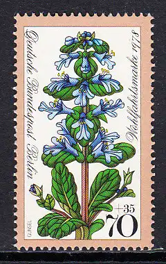 BERLIN 1978 Michel-Nummer 576 postfrisch EINZELMARKE - Waldblumen: Günsel