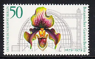 BERLIN 1979 Michel-Nummer 602 postfrisch EINZELMARKE - Botanischer Garten Berlin