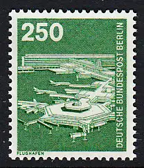 BERLIN 1982 Michel-Nummer 671 postfrisch EINZELMARKE - Industrie & Technik: Flughafen Frankfurt