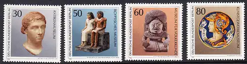 BERLIN 1984 Michel-Nummer 708-711 postfrisch SATZ(4) EINZELMARKEN - Kunstschätze in Berliner Museen