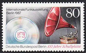 BERLIN 1987 Michel-Nummer 787 postfrisch EINZELMARKE - Internationale Funkausstellung (IFA), Berlin