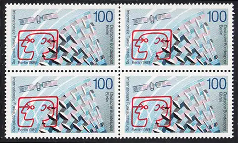 BERLIN 1989 Michel-Nummer 847 postfrisch BLOCK - Internationale Funkausstellung (IFA), Berlin