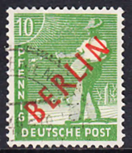 BERLIN 1949 Michel-Nummer 024 gestempelt EINZELMARKE (a)