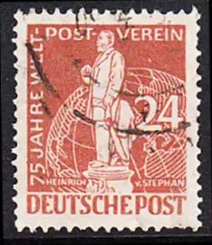 BERLIN 1949 Michel-Nummer 037 gestempelt EINZELMARKE (g)