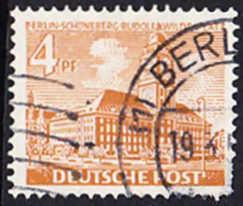 BERLIN 1949 Michel-Nummer 043 gestempelt EINZELMARKE (c)