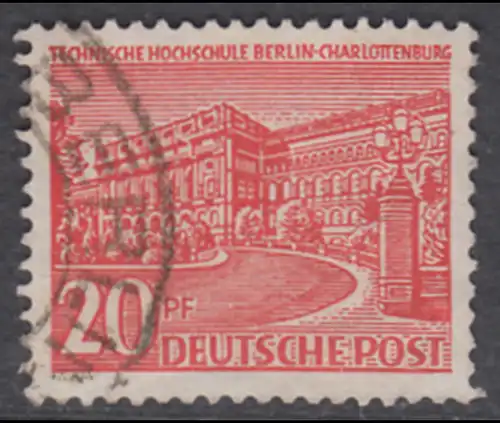 BERLIN 1949 Michel-Nummer 049 gestempelt EINZELMARKE (n)
