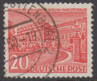 BERLIN 1949 Michel-Nummer 049 gestempelt EINZELMARKE (m)