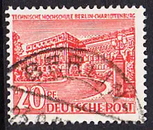 BERLIN 1949 Michel-Nummer 049 gestempelt EINZELMARKE (c)