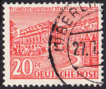 BERLIN 1949 Michel-Nummer 049 gestempelt EINZELMARKE (a)