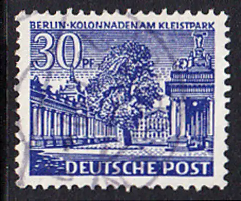 BERLIN 1949 Michel-Nummer 051 gestempelt EINZELMARKE (a)