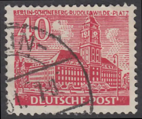 BERLIN 1949 Michel-Nummer 052 gestempelt EINZELMARKE (d)