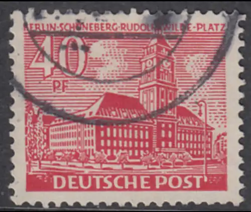 BERLIN 1949 Michel-Nummer 052 gestempelt EINZELMARKE (e)