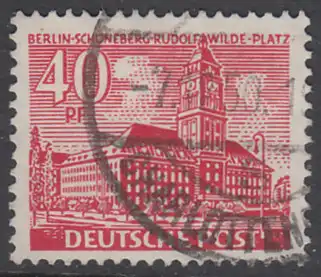BERLIN 1949 Michel-Nummer 052 gestempelt EINZELMARKE (a)
