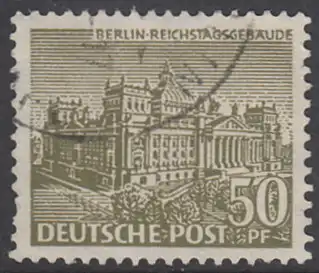 BERLIN 1949 Michel-Nummer 053 gestempelt EINZELMARKE (e)