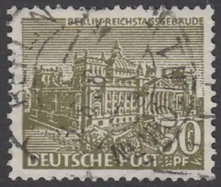 BERLIN 1949 Michel-Nummer 053 gestempelt EINZELMARKE (g)