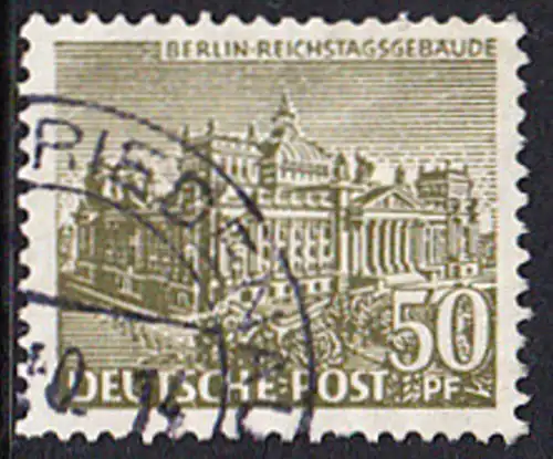 BERLIN 1949 Michel-Nummer 053 gestempelt EINZELMARKE (c)