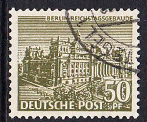 BERLIN 1949 Michel-Nummer 053 gestempelt EINZELMARKE (a)