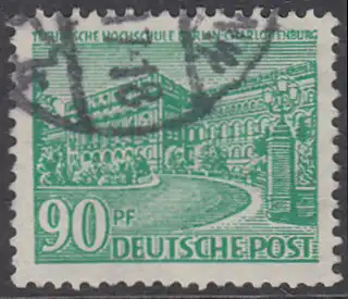 BERLIN 1949 Michel-Nummer 056 gestempelt EINZELMARKE (k)