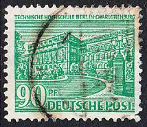 BERLIN 1949 Michel-Nummer 056 gestempelt EINZELMARKE (b)