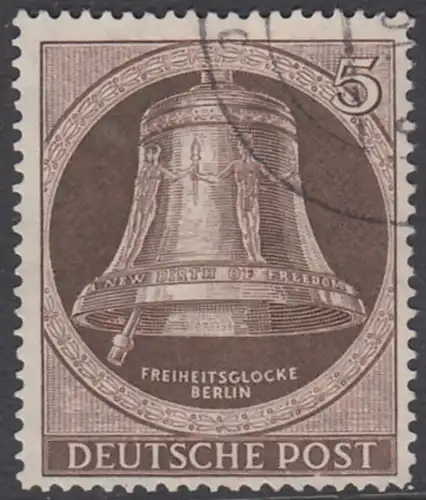 BERLIN 1951 Michel-Nummer 075 gestempelt EINZELMARKE (b)