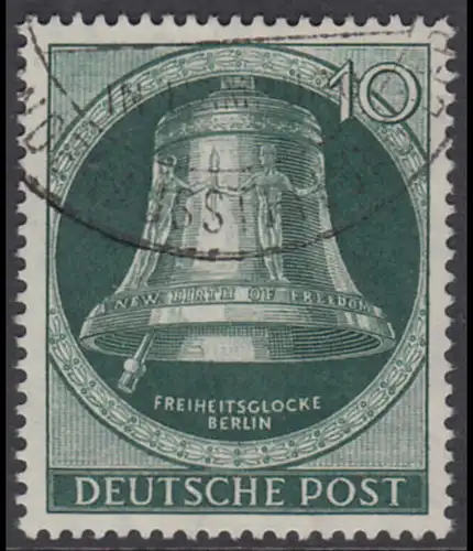 BERLIN 1951 Michel-Nummer 076 gestempelt EINZELMARKE (b)