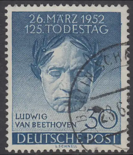 BERLIN 1952 Michel-Nummer 087 gestempelt EINZELMARKE (a)