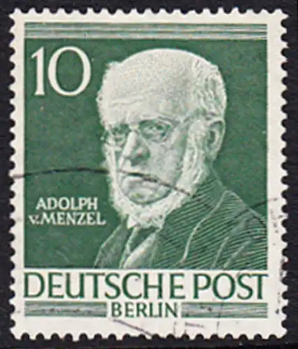 BERLIN 1952 Michel-Nummer 095 gestempelt EINZELMARKE (a)