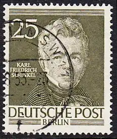 BERLIN 1952 Michel-Nummer 098 gestempelt EINZELMARKE (g)