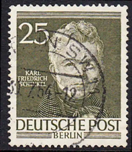 BERLIN 1952 Michel-Nummer 098 gestempelt EINZELMARKE (e)