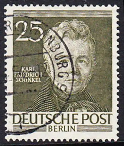 BERLIN 1952 Michel-Nummer 098 gestempelt EINZELMARKE (l)