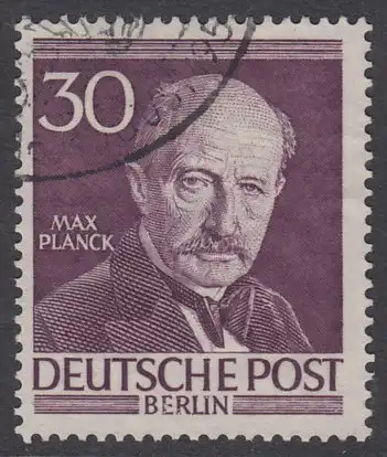 BERLIN 1952 Michel-Nummer 099 gestempelt EINZELMARKE (a)