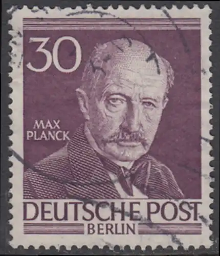 BERLIN 1952 Michel-Nummer 099 gestempelt EINZELMARKE (c)