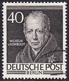 BERLIN 1952 Michel-Nummer 100 gestempelt EINZELMARKE (b)