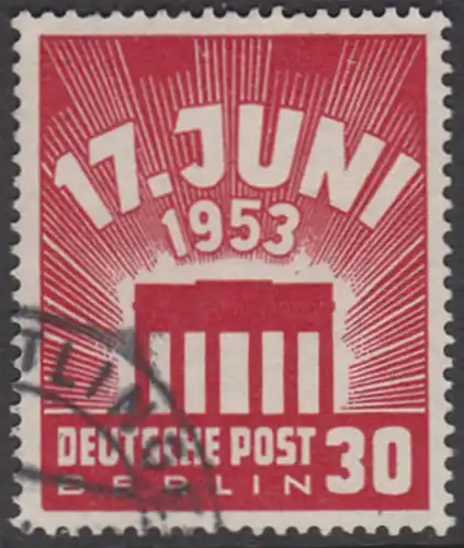 BERLIN 1953 Michel-Nummer 111 gestempelt EINZELMARKE (a)